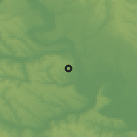Shaded relief of the 51 km around Tighina, drawn from the GMTED2010 grid