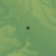 Shaded relief of the 51 km around Tiraspol', drawn from the GMTED2010 grid