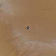 Shaded relief of the 51 km around Altaj, drawn from the GMTED2010 grid