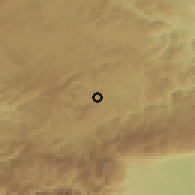 Shaded relief of the 52 km around Bukovica, drawn from the GMTED2010 grid