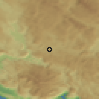 Shaded relief of the 52 km around Balosave, drawn from the GMTED2010 grid