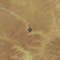 Shaded relief of the 52 km around Dobrilovina, drawn from the GMTED2010 grid