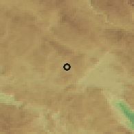 Shaded relief of the 52 km around Donja Trepča, drawn from the GMTED2010 grid