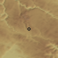 Shaded relief of the 52 km around Grabovica, drawn from the GMTED2010 grid