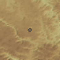 Shaded relief of the 52 km around Gradac, drawn from the GMTED2010 grid