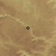 Shaded relief of the 52 km around Gradina, drawn from the GMTED2010 grid