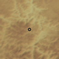 Shaded relief of the 52 km around Kurikuće, drawn from the GMTED2010 grid