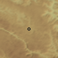 Shaded relief of the 52 km around Lijeska, drawn from the GMTED2010 grid