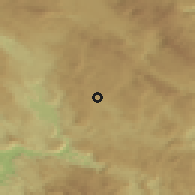 Shaded relief of the 52 km around Macavare, drawn from the GMTED2010 grid