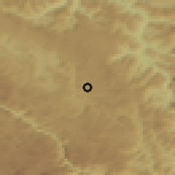 Shaded relief of the 52 km around Mataruge, drawn from the GMTED2010 grid