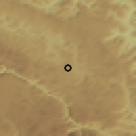 Shaded relief of the 52 km around Mijakovići, drawn from the GMTED2010 grid