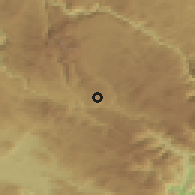 Shaded relief of the 52 km around Mljetičak, drawn from the GMTED2010 grid