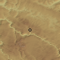 Shaded relief of the 52 km around Moraice, drawn from the GMTED2010 grid