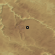 Shaded relief of the 52 km around Motički Gaj, drawn from the GMTED2010 grid