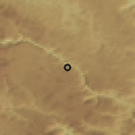 Shaded relief of the 52 km around Palež, drawn from the GMTED2010 grid