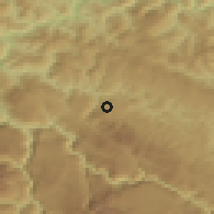 Shaded relief of the 52 km around Petine, drawn from the GMTED2010 grid