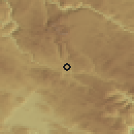 Shaded relief of the 52 km around Petnjica, drawn from the GMTED2010 grid