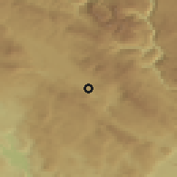 Shaded relief of the 52 km around Bobotovo Groblje, drawn from the GMTED2010 grid