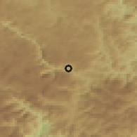 Shaded relief of the 52 km around Prošćenje, drawn from the GMTED2010 grid