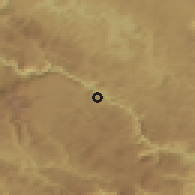 Shaded relief of the 52 km around Rasova, drawn from the GMTED2010 grid