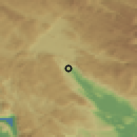 Shaded relief of the 52 km around Bogetići, drawn from the GMTED2010 grid