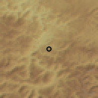 Shaded relief of the 52 km around Rovca, drawn from the GMTED2010 grid