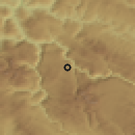 Shaded relief of the 52 km around Bojati, drawn from the GMTED2010 grid