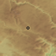 Shaded relief of the 52 km around Slatina, drawn from the GMTED2010 grid