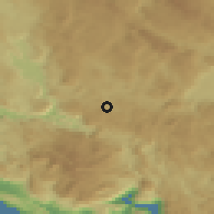 Shaded relief of the 52 km around Spila, drawn from the GMTED2010 grid