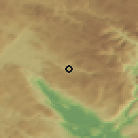 Shaded relief of the 52 km around Staro Selo, drawn from the GMTED2010 grid