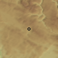 Shaded relief of the 52 km around Štitari, drawn from the GMTED2010 grid