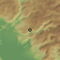 Shaded relief of the 52 km around Stjepovo, drawn from the GMTED2010 grid