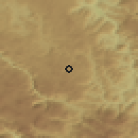 Shaded relief of the 52 km around Stožer, drawn from the GMTED2010 grid