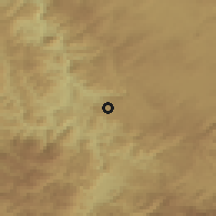 Shaded relief of the 52 km around Stubo, drawn from the GMTED2010 grid