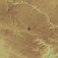 Shaded relief of the 52 km around Timar, drawn from the GMTED2010 grid