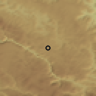 Shaded relief of the 52 km around Varine, drawn from the GMTED2010 grid