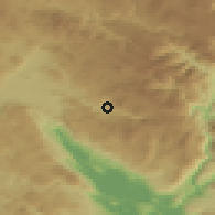 Shaded relief of the 52 km around Vasiljevići, drawn from the GMTED2010 grid
