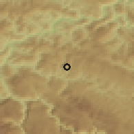 Shaded relief of the 52 km around Borišići, drawn from the GMTED2010 grid