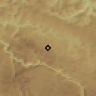 Shaded relief of the 52 km around Višnjica, drawn from the GMTED2010 grid