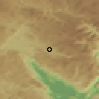 Shaded relief of the 52 km around Zagrad, drawn from the GMTED2010 grid