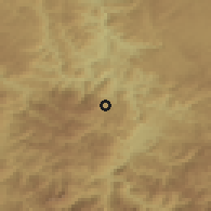 Shaded relief of the 52 km around Zagrad, drawn from the GMTED2010 grid