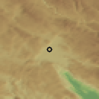 Shaded relief of the 52 km around Zavrh, drawn from the GMTED2010 grid