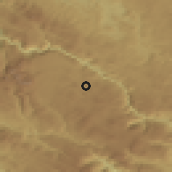 Shaded relief of the 52 km around Zminica, drawn from the GMTED2010 grid
