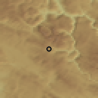 Shaded relief of the 52 km around Zukva, drawn from the GMTED2010 grid