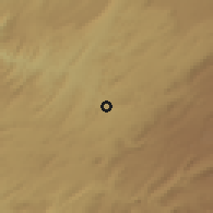 Shaded relief of the 55 km around Had Oued Ifrane, drawn from the GMTED2010 grid