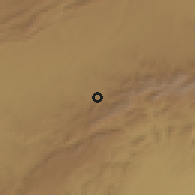Shaded relief of the 56 km around Massa, drawn from the GMTED2010 grid