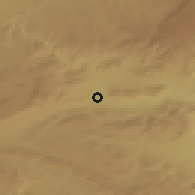Shaded relief of the 56 km around Agdz, drawn from the GMTED2010 grid