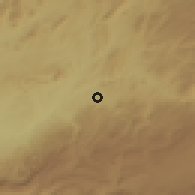 Shaded relief of the 56 km around Aït Ishaq, drawn from the GMTED2010 grid