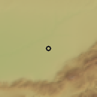 Shaded relief of the 56 km around Sidi Jaber, drawn from the GMTED2010 grid