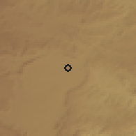 Shaded relief of the 56 km around Taznakht, drawn from the GMTED2010 grid